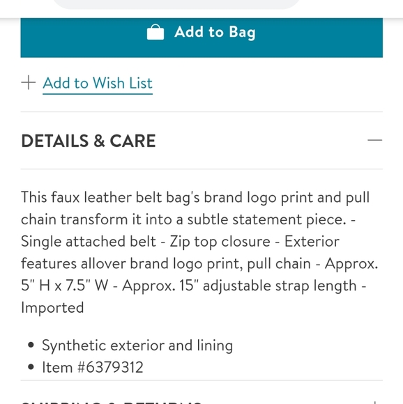 Michael Kors Belt Purse - Picture 4 of 15